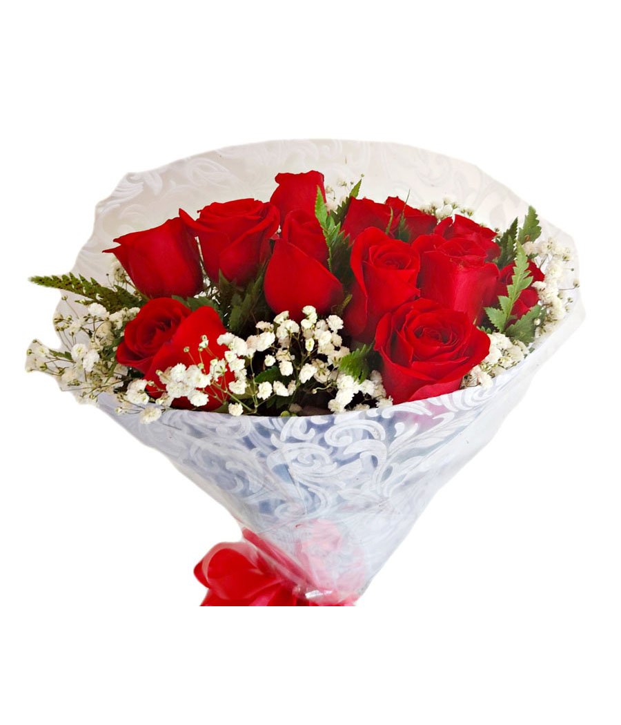 Bouquet de 18 rosas rojas | Floristeria Mil Flores